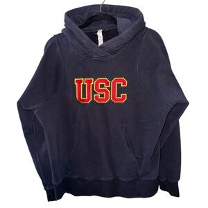 LULULEMON x USC Trojans Loungeful Black Logo Hoodie Sweatshirt Size 10